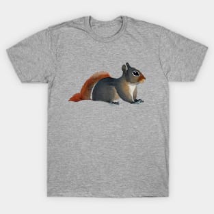 Simple Squirrel in Watercolor T-Shirt